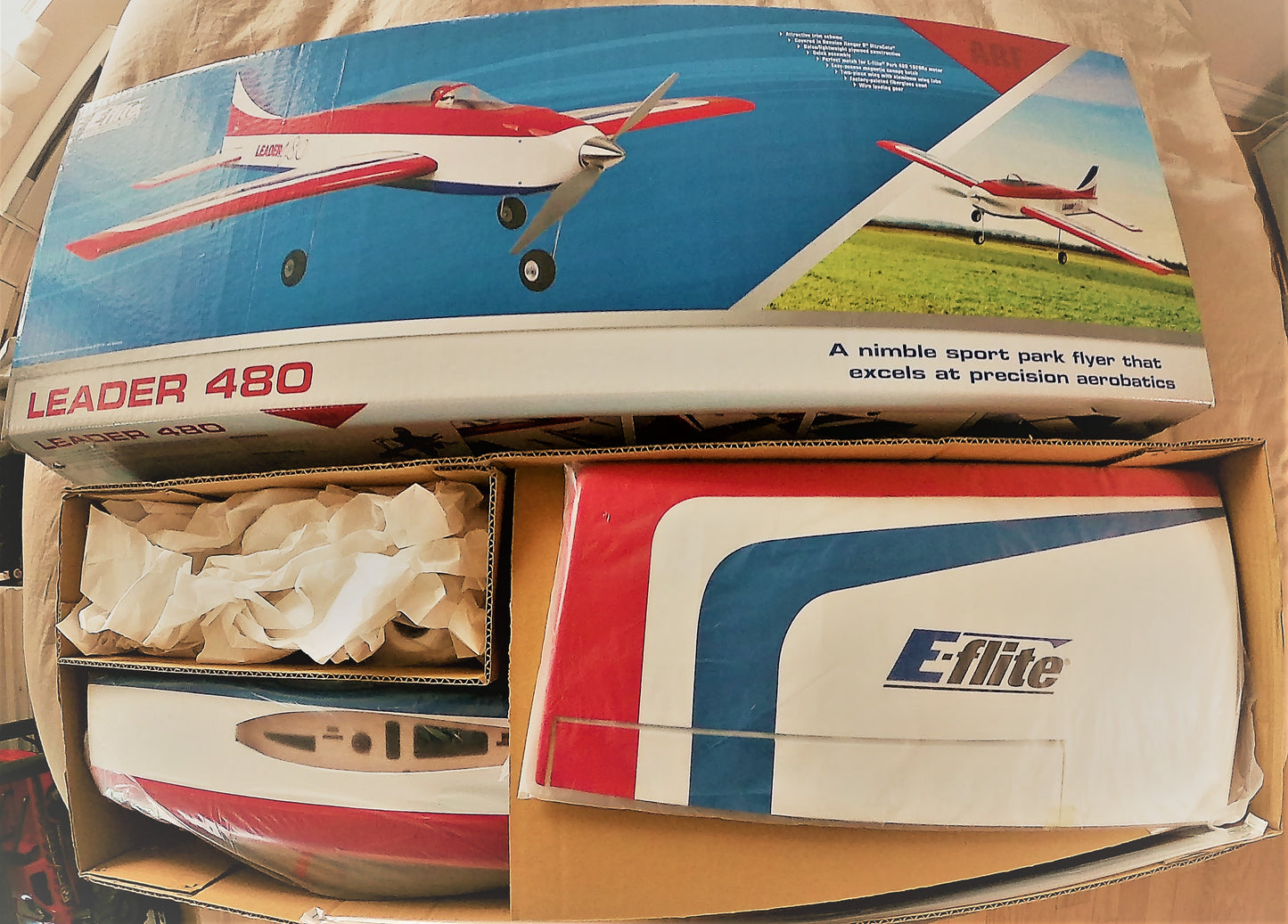 E-Flite Leader 480 ARF Almost ready to fly Horizon Hobby